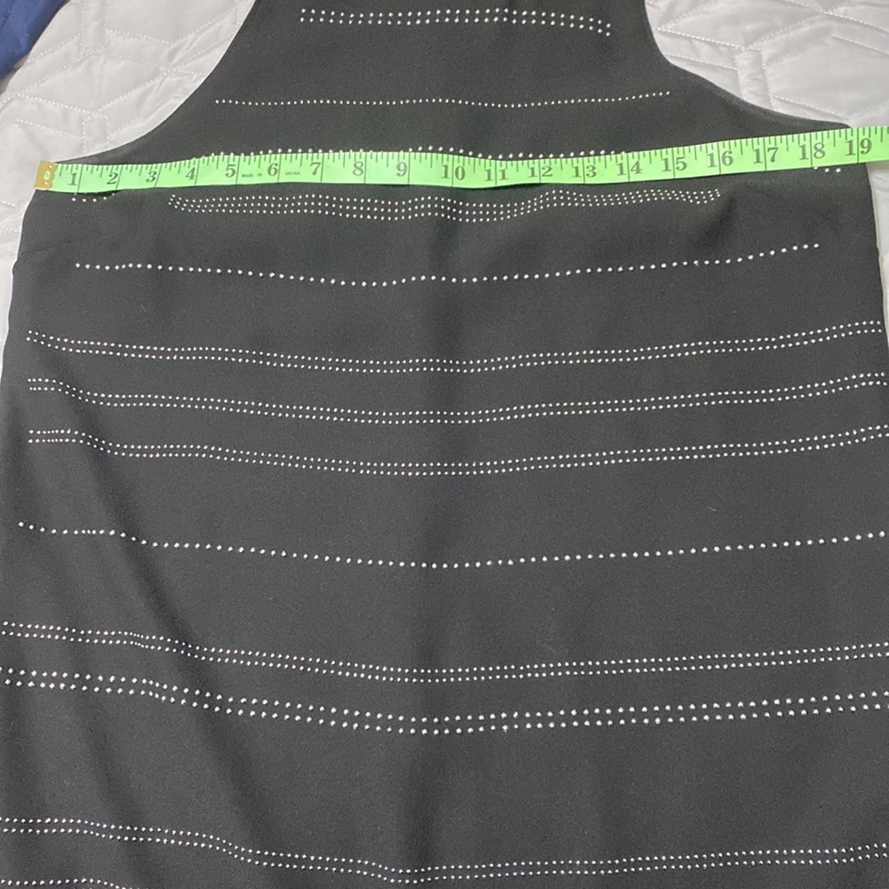 Sz Med⭐️NWT Gap Black Sleeveless Summer Dress Silver embellishment - Picture 5 of 11